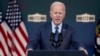 Tổng thống Joe Biden, ngày 16/2/2023, phát biểu về khinh khí cầu do thám của Trung Quốc và các vật thể khác không xác định bị quân đội Mỹ bắn hạ.