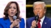 Ứng cử viên tổng thống Kamala Harris và Donald Trump. 